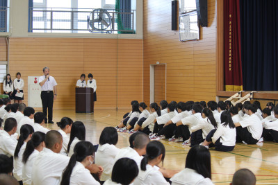 校長先生 激励の言葉